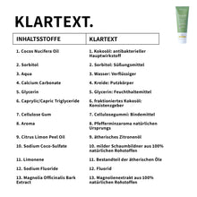 Laden Sie das Bild in den Galerie-Viewer, Niyok Zahncreme Pfefferminze und Zitrone 75g, mit Fluorid