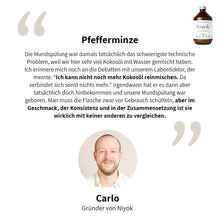 Laden Sie das Bild in den Galerie-Viewer, Niyok Mundspülung Pfefferminze 500ml