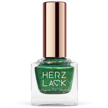 Laden Sie das Bild in den Galerie-Viewer, Dunkelgrüner 15-free Nagellack aus Deutschland. Bromelia von Herzlack