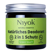 Laden Sie das Bild in den Galerie-Viewer, Niyok Deocreme Green Touch 40ml