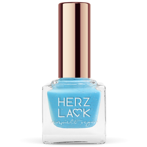 Hellblauer 15-free Nagellack aus Deutschland. Etwas Blaues von Herzlack