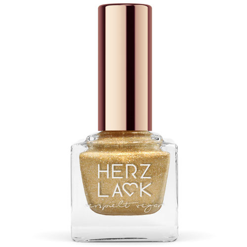 Goldener 15-free Nagellack aus Deutschland. Goldmarie von Herzlack
