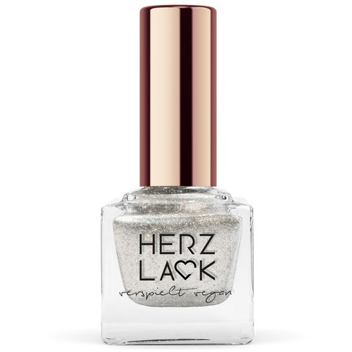 Silberner 15-free Nagellack aus Deutschland. Setz die Segel von Herzlack