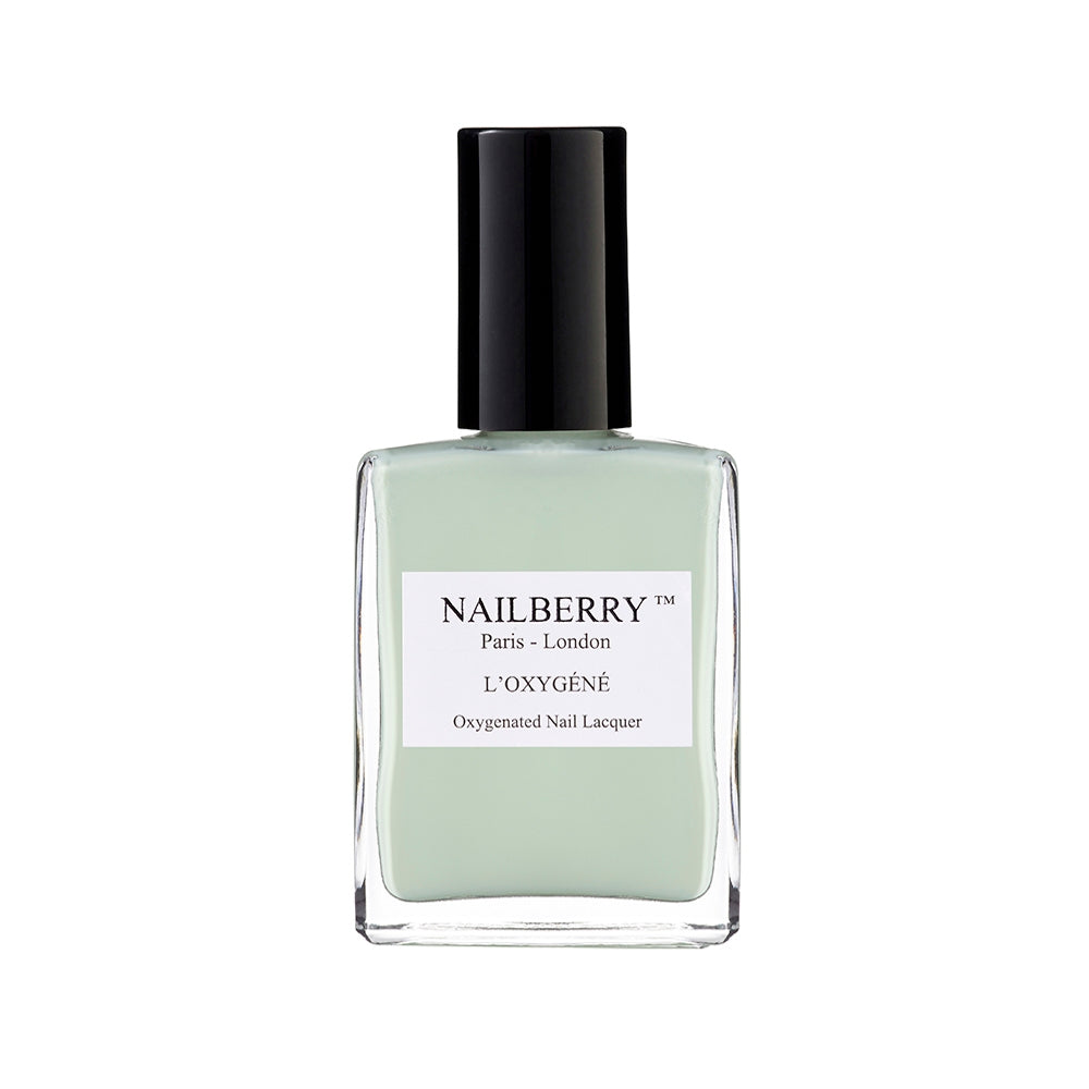 Nailberry Nagellack L’Oxygéné Minty Fresh - in einer der Nagellack Trendfarben 2020: minty green
